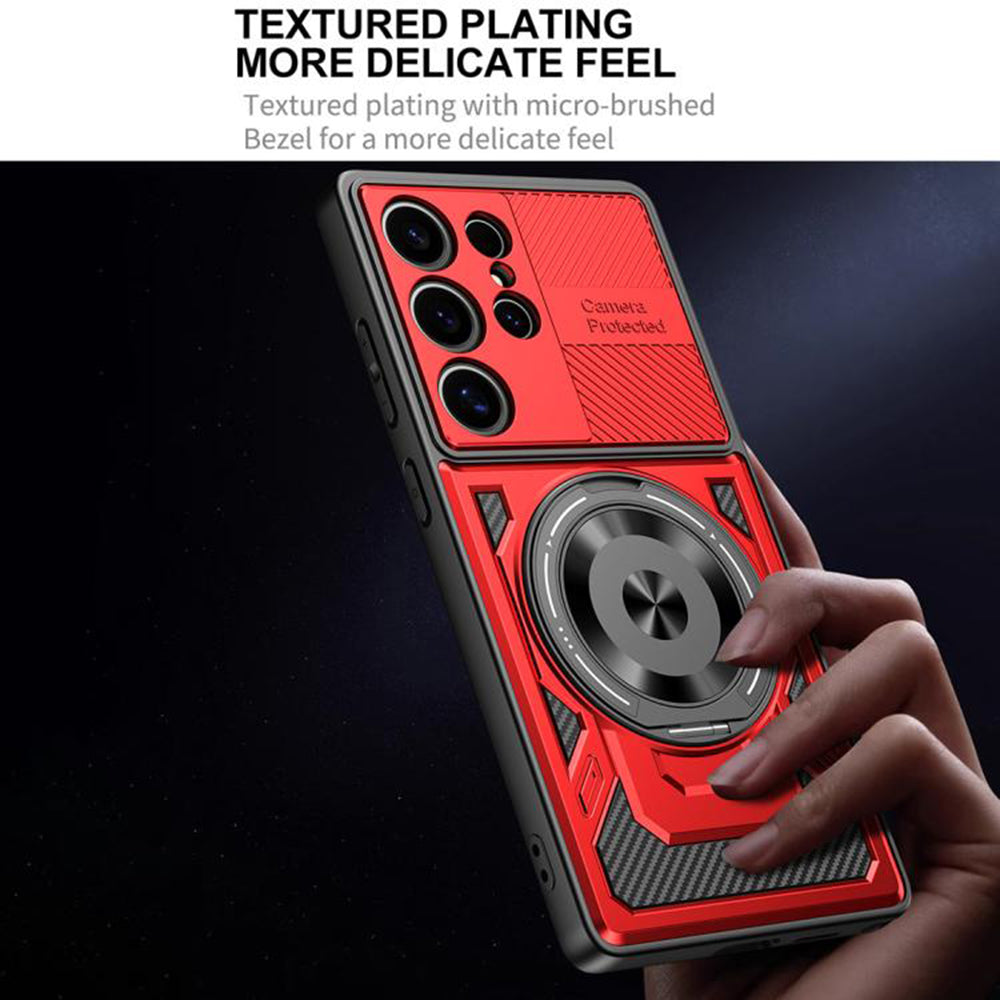 Case for Samsung Galaxy S25 S931 / S24 S921, Techsuit, RuggedCam, Black