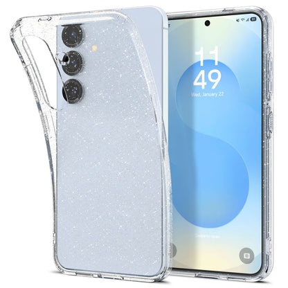 Capa para Samsung Galaxy S25 S931, Spigen, Liquid Crystal Glitter, Transparente ACS08997