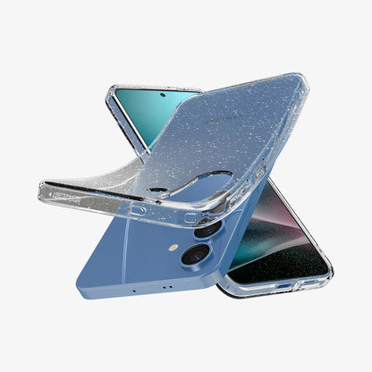 Capa para Samsung Galaxy S25 S931, Spigen, Liquid Crystal Glitter, Transparente ACS08997