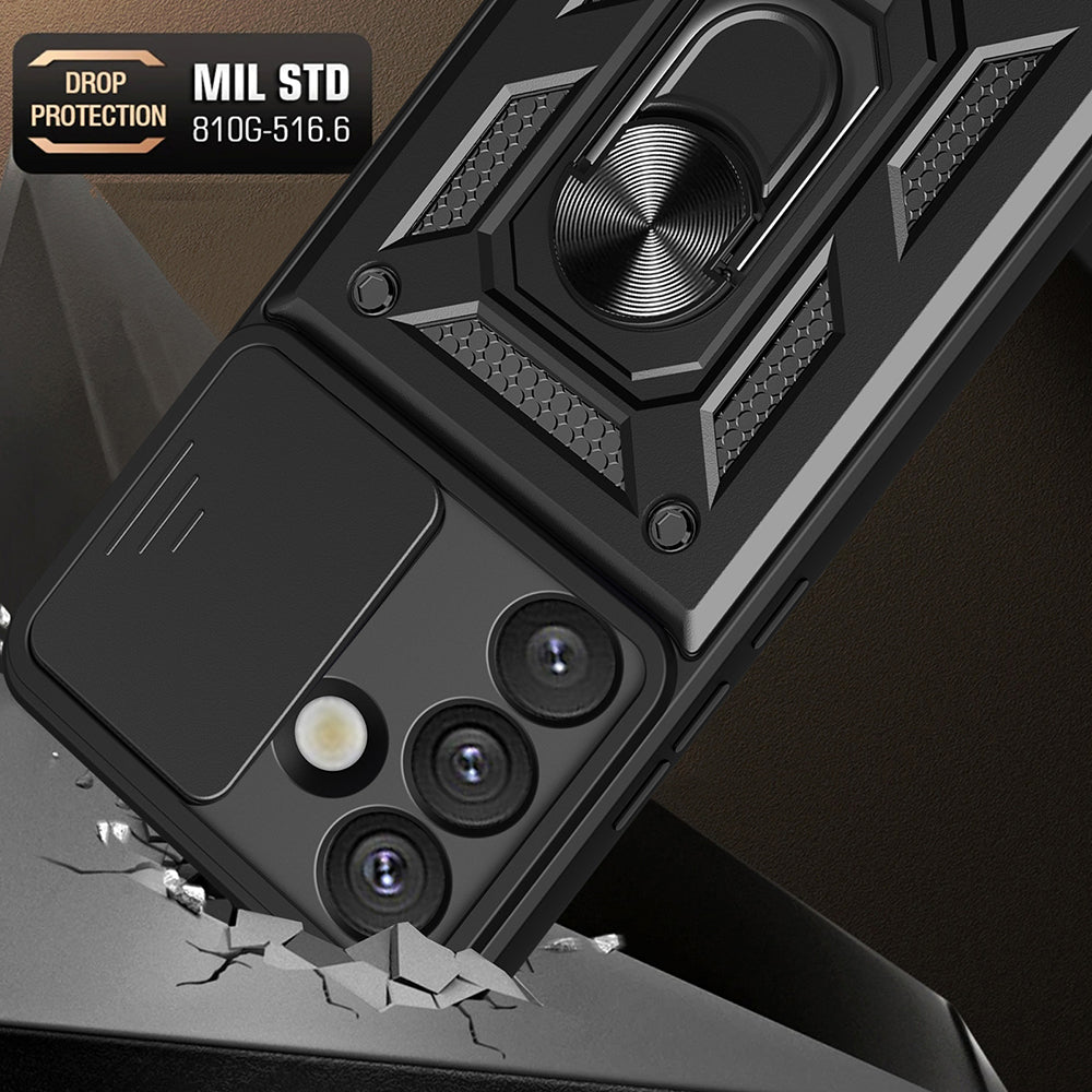 Capa para Samsung Galaxy S25 S931, Techsuit, CamShield, Preta