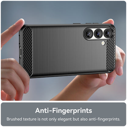 Capa para Samsung Galaxy S25 S931, Techsuit, Carbono, Preta