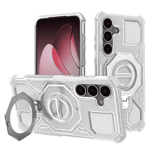 Capa para Samsung Galaxy S25 S931, Techsuit, Carbon Shield Pro, Branco