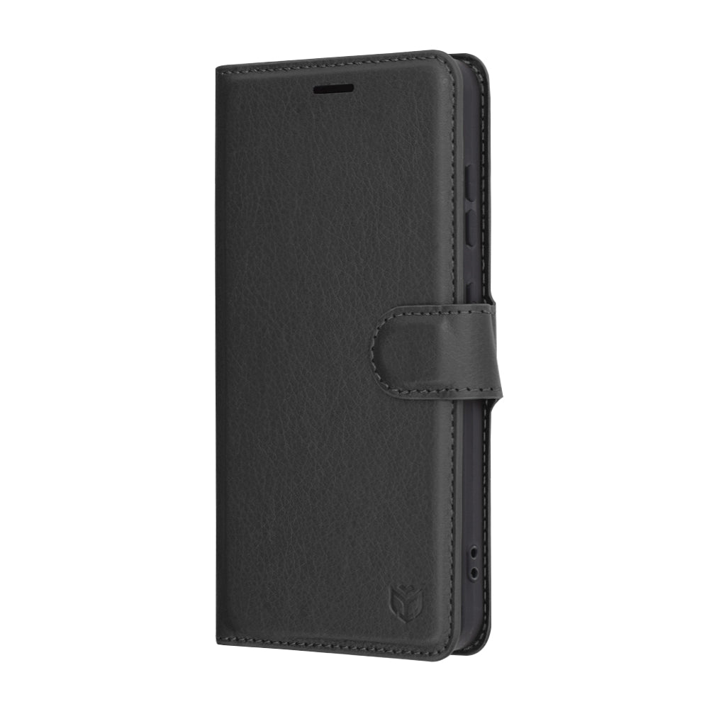 Capa para Samsung Galaxy S25 S931, Techsuit, Leather Folio, Preta