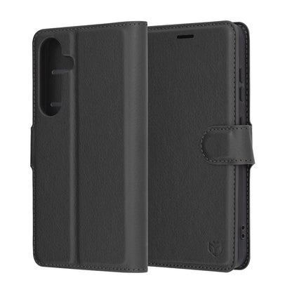Capa para Samsung Galaxy S25 S931, Techsuit, Leather Folio, Preta