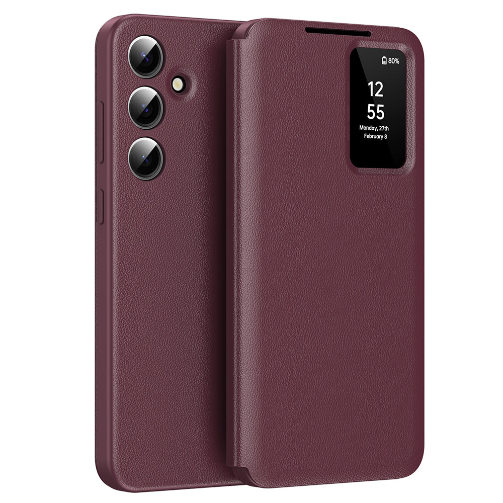 Capa para Samsung Galaxy S25 S931, Techsuit, SmartView, Vermelha