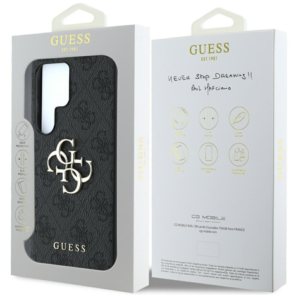 Capa para Samsung Galaxy S25 Ultra S938, Guess, 4G Big Logo, Preta