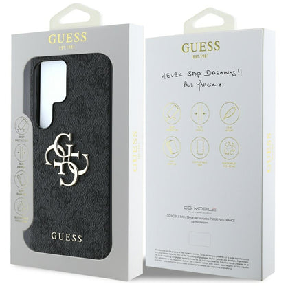 Capa para Samsung Galaxy S25 Ultra S938, Guess, 4G Big Logo, Preta