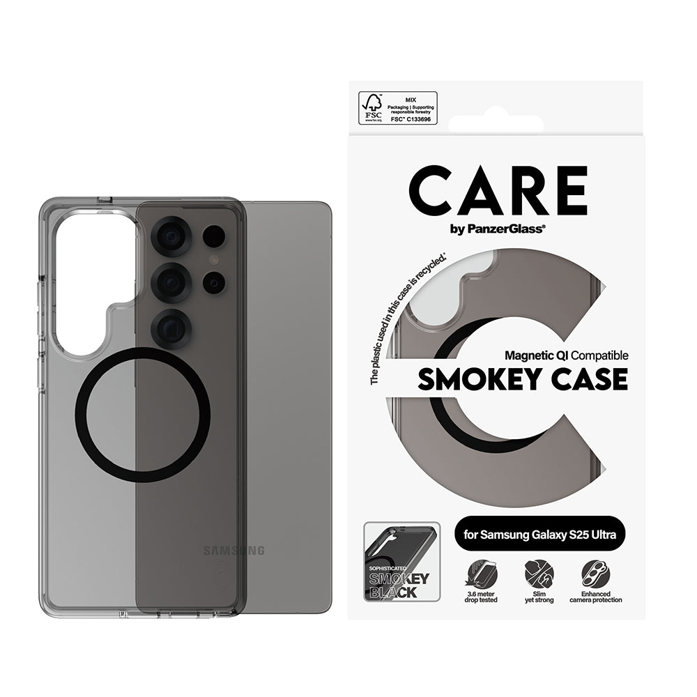Capa para Samsung Galaxy S25 Ultra S938, PanzerGlass, Care Urban Combat, Preta