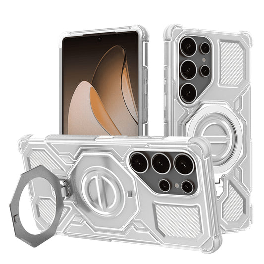 Capa para Samsung Galaxy S25 Ultra S938, Techsuit, Carbon Shield Pro, Branco