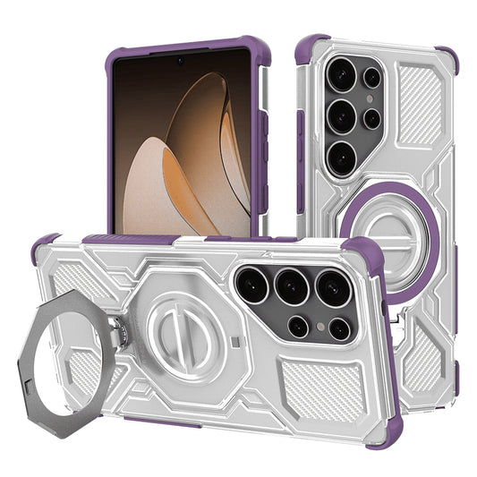 Capa para Samsung Galaxy S25 Ultra S938, Techsuit, Carbon Shield Pro, Roxo