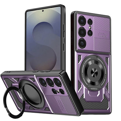 Capa para Samsung Galaxy S25 Ultra S938, Techsuit, RuggedCam, Roxo