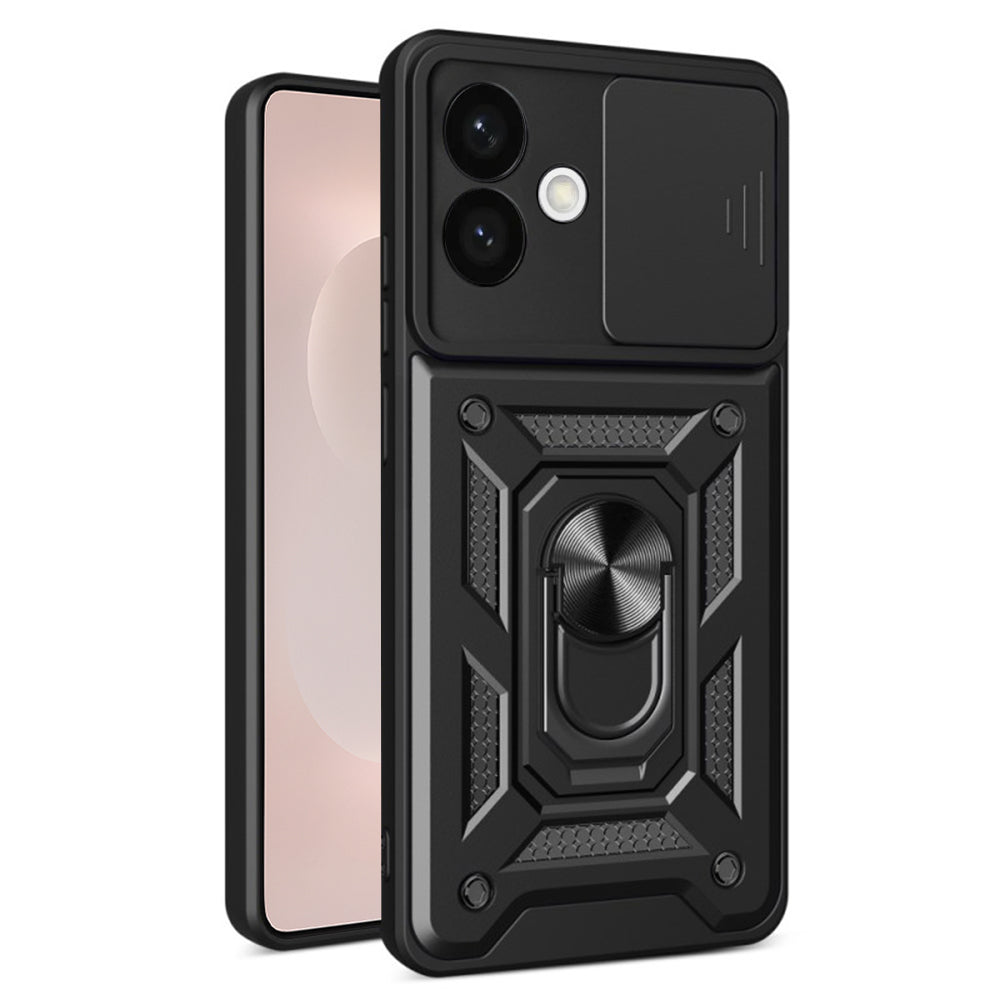 Capa para Samsung Galaxy S26 Edge, Techsuit, CamShield, Preta