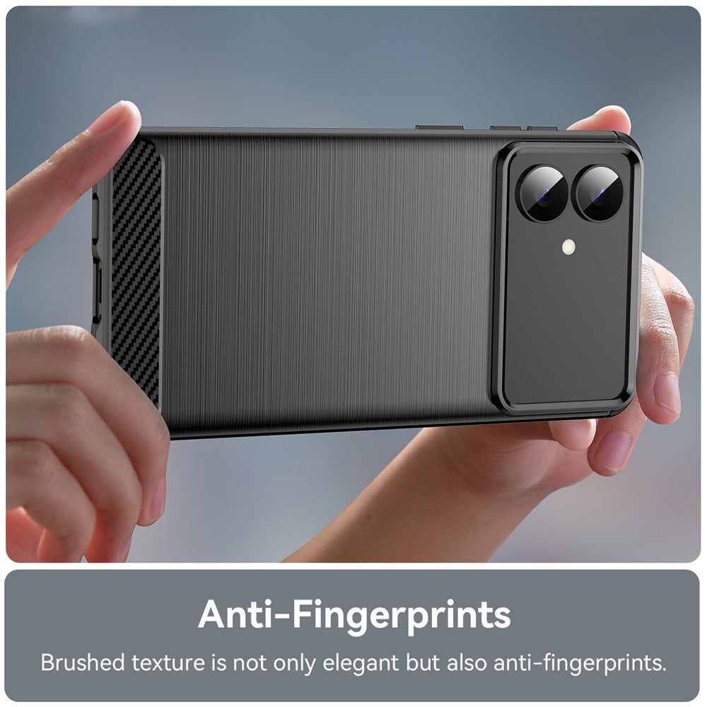 Capa para Samsung Galaxy S26 Edge, Techsuit, Carbono, Preta