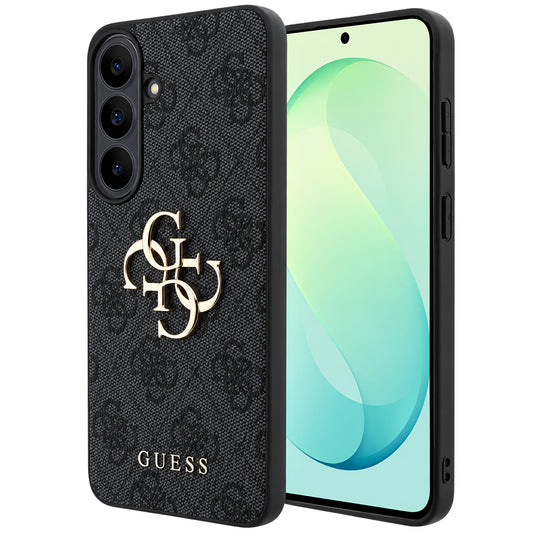 Capa para Samsung Galaxy S26 FE S741, Guess, Logótipo Metálico 4G, Preta