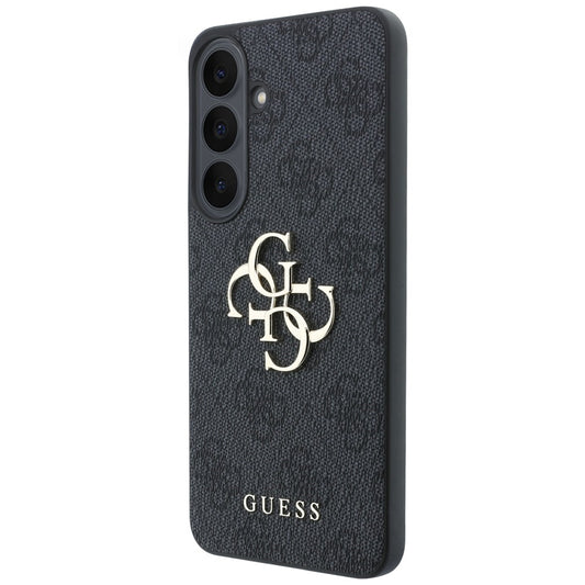 Capa para Samsung Galaxy S26 FE S741, Guess, Logótipo Metálico 4G, Preta