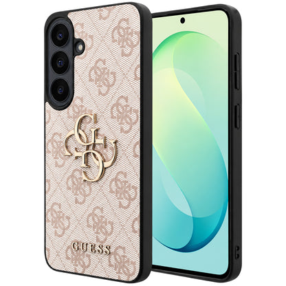 Capa para Samsung Galaxy S26 FE S741, Guess, Logótipo Metálico 4G, Rosa