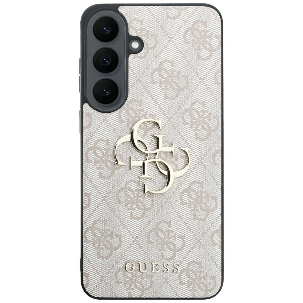 Capa para Samsung Galaxy S26 FE S741, Guess, Logótipo Metálico 4G, Rosa