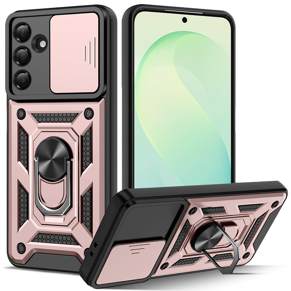 Capa para Samsung Galaxy S26 FE S741 / S25 FE, Techsuit, CamShield, Rosa-dourada