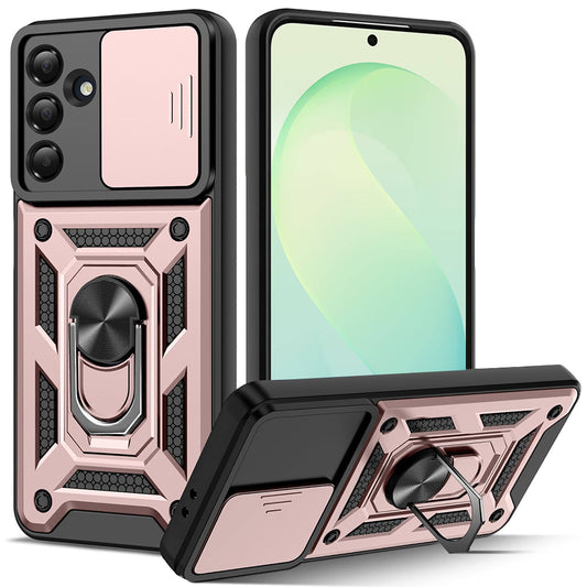 Capa para Samsung Galaxy S26 FE S741 / S25 FE, Techsuit, CamShield, Rosa-dourada