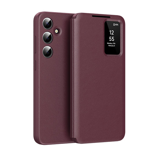 Capa para Samsung Galaxy S26 FE, Techsuit, SmartView, Vermelha