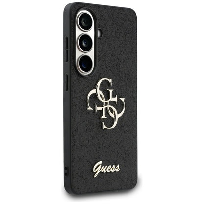 Capa para Samsung Galaxy S26 S942, Guess, Fixed Glitter Big 4G Metal Frame, Preta