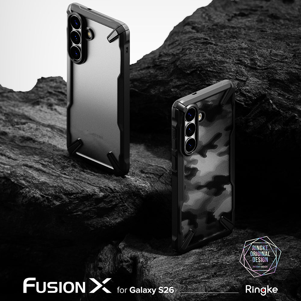 Capa para Samsung Galaxy S26 Plus S947, Ringke, Fusion X, Camuflagem