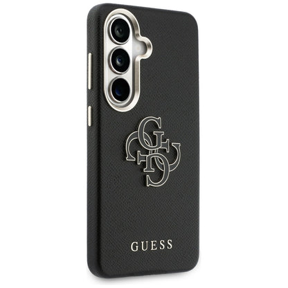 Capa para Samsung Galaxy S26 Plus S947, Guess, 4G Grained Big and Classic Logo, Preta