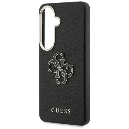 Capa para Samsung Galaxy S26 Plus S947, Guess, 4G Grained Big and Classic Logo, Preta