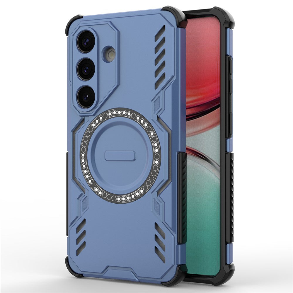 MagSafe Case for Samsung Galaxy S26 Plus, Techsuit, ArmorMag, Blue