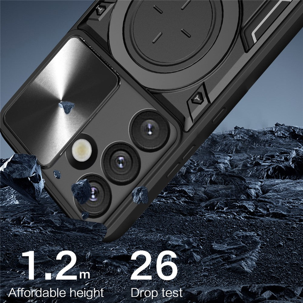 Capa para Samsung Galaxy S26 Plus, Techsuit, CamGuard Pro, Vermelha