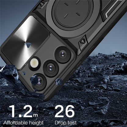 Capa para Samsung Galaxy S26 Plus, Techsuit, CamGuard Pro, Vermelha