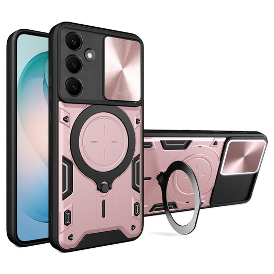 Capa para Samsung Galaxy S26 Plus, Techsuit, CamGuard Pro, Rosa Dourado