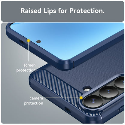 Case for Samsung Galaxy S26 Plus S947, Techsuit, Carbon, Blue