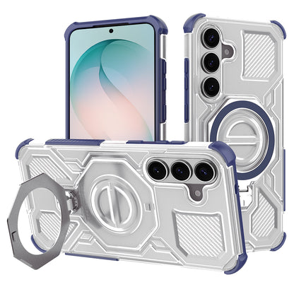 Capa para Samsung Galaxy S26 Plus, Techsuit, Carbon Shield Pro, Azul.