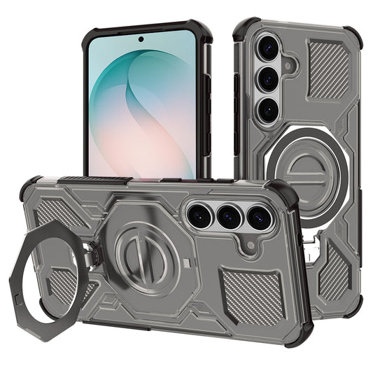 Capa para Samsung Galaxy S26 Plus, Techsuit, Carbon Shield Pro, Fumê