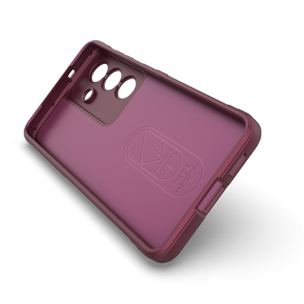 Capa para Samsung Galaxy S26 Plus S947, Techsuit, Magic Shield, Cor de Cereja