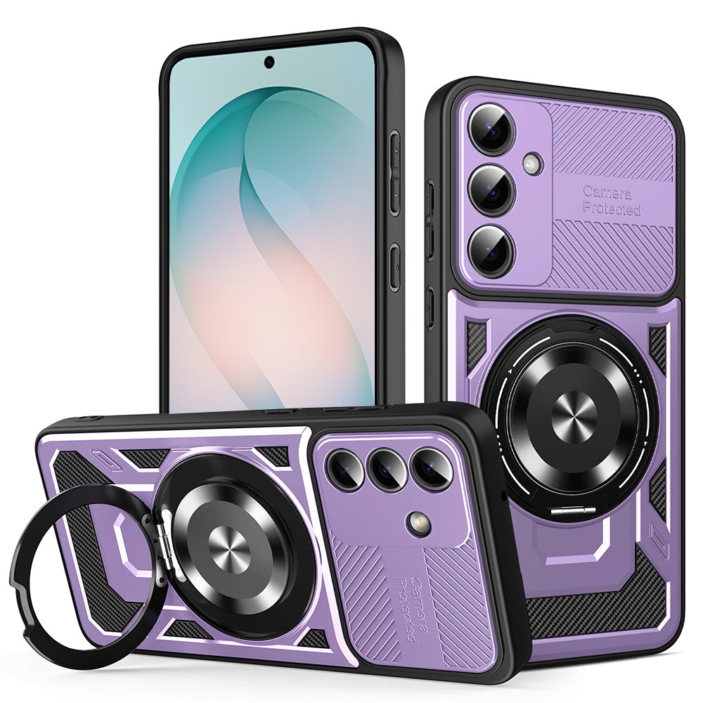 Capa para Samsung Galaxy S26 Plus, Techsuit, RuggedCam, Roxo