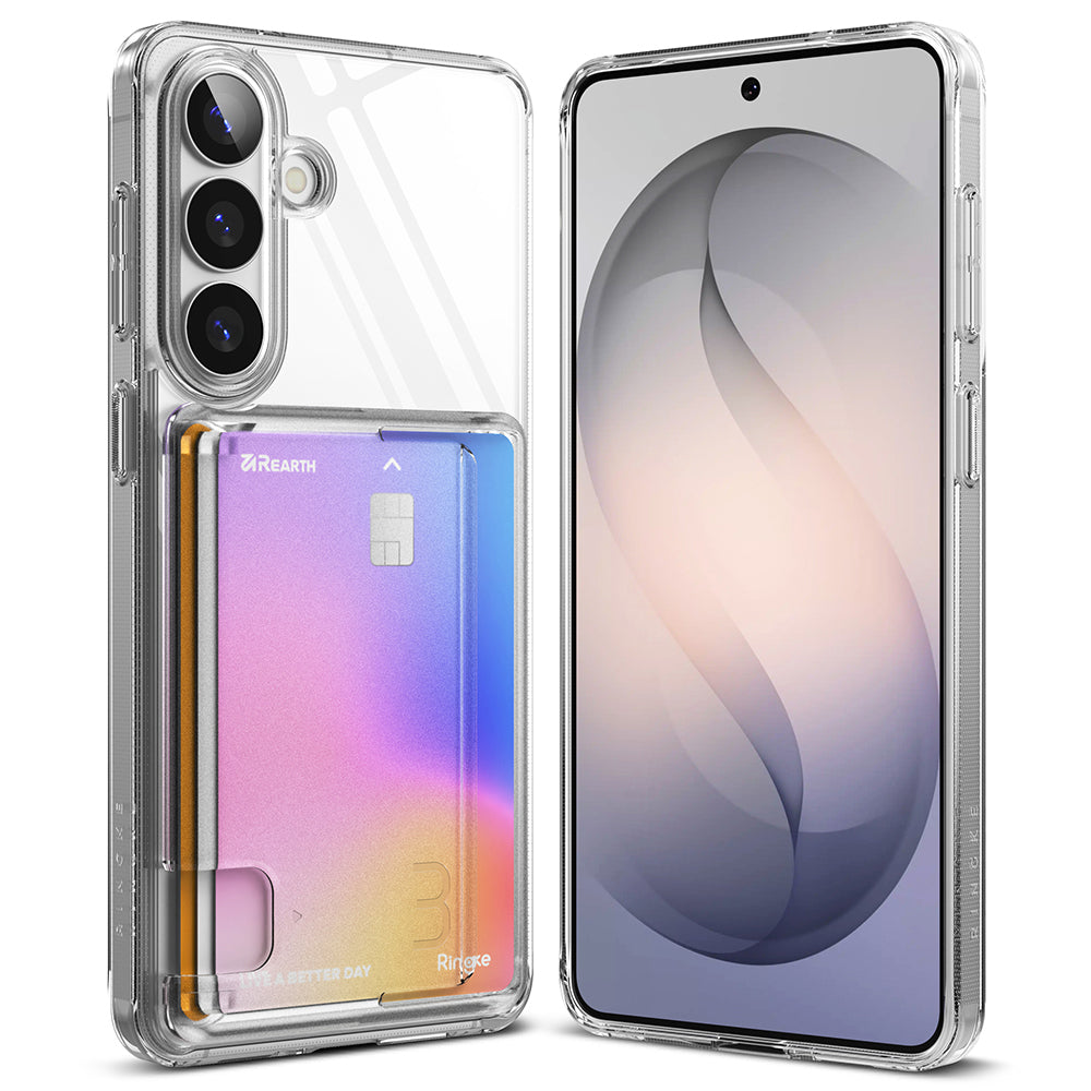 Capa para Samsung Galaxy S26 S942, Ringke, Fusion Card, Transparente