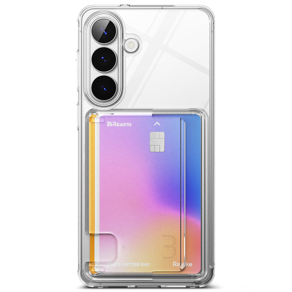 Capa para Samsung Galaxy S26 S942, Ringke, Fusion Card, Transparente