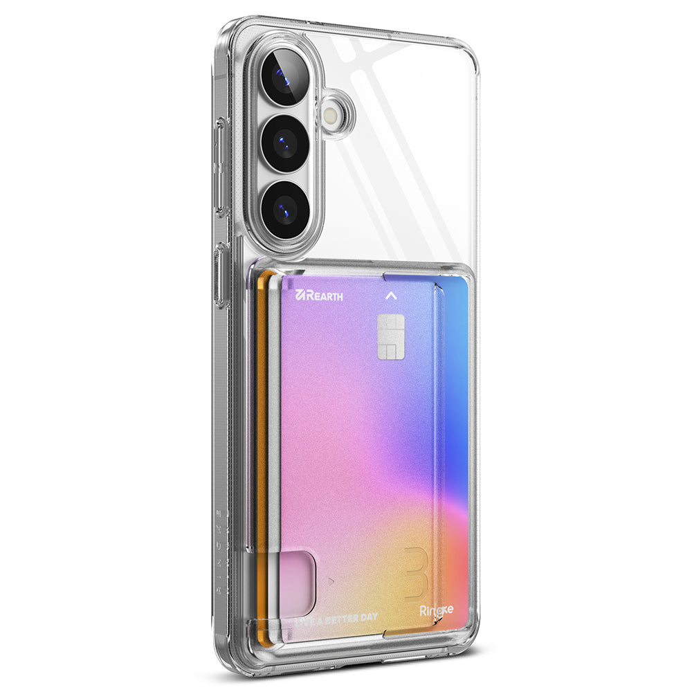 Capa para Samsung Galaxy S26 S942, Ringke, Fusion Card, Transparente