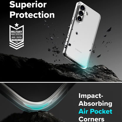 Capa para Samsung Galaxy S26, Ringke, Fusion, Transparente