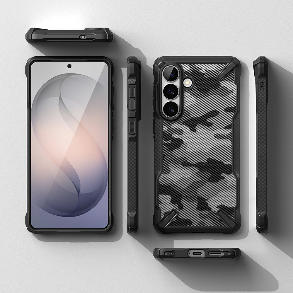 Capa para Samsung Galaxy S26 S942, Ringke, Fusion X, Camuflagem