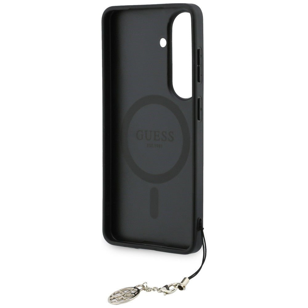 Case for Samsung Galaxy S26 S942, Guess, 4G Classic Logo Charm, Brown