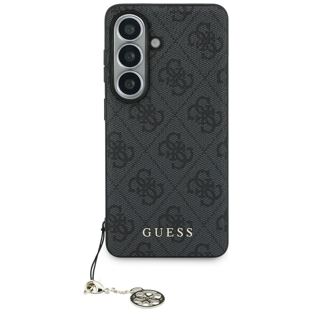 Capa para Samsung Galaxy S26 S942, Guess, 4G Classic Logo Charm, Preta