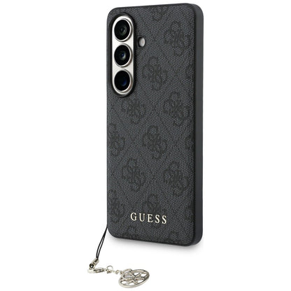 Capa para Samsung Galaxy S26 S942, Guess, 4G Classic Logo Charm, Preta