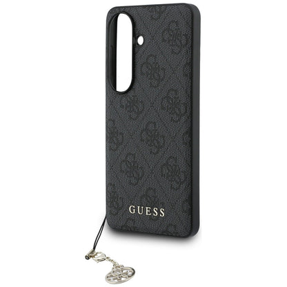 Capa para Samsung Galaxy S26 S942, Guess, 4G Classic Logo Charm, Preta