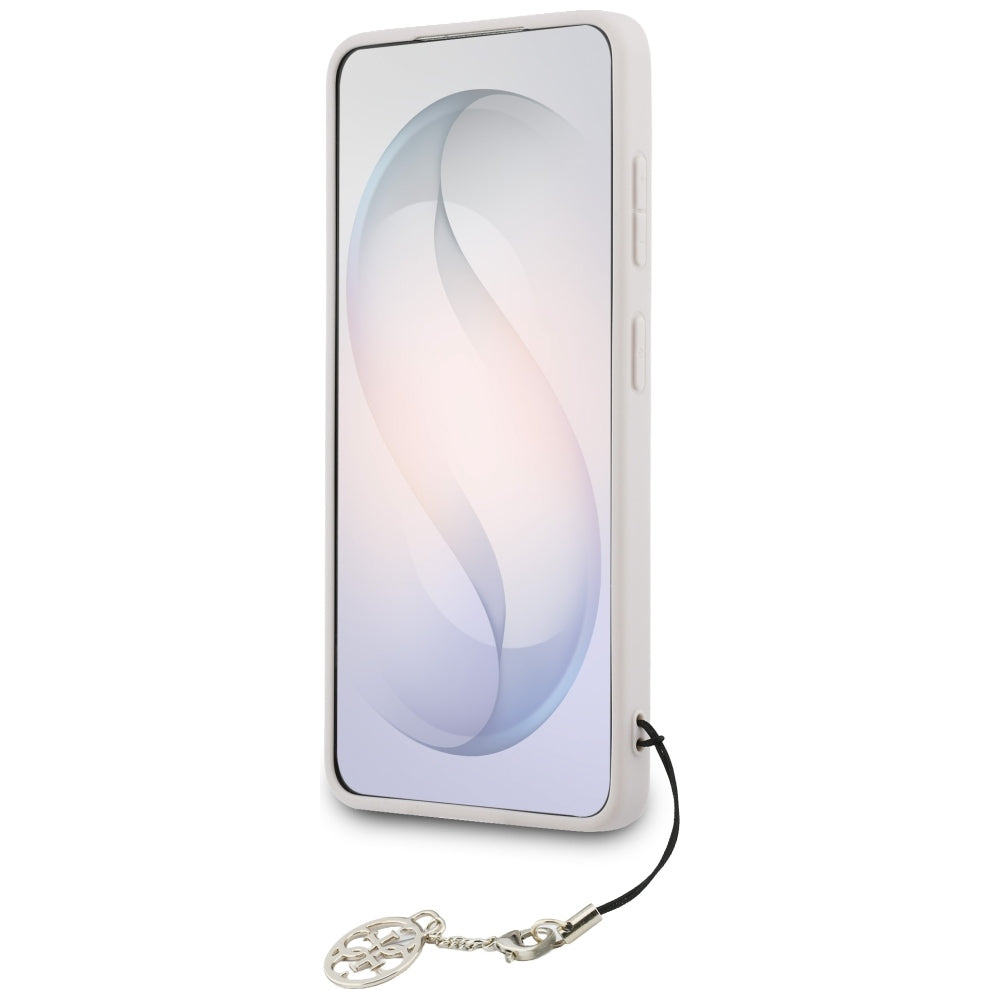 Capa para Samsung Galaxy S26 S942, Guess, 4G Classic Logo Charm, Rosa