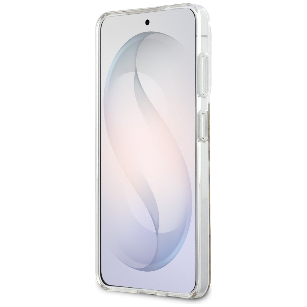 MagSafe Case for Samsung Galaxy S26 S942, Guess, IML Leopard Pattern, Brown