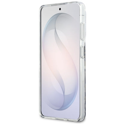 Capa MagSafe para Samsung Galaxy S26 S942, Guess, Padrão Leopardo IML, Preta