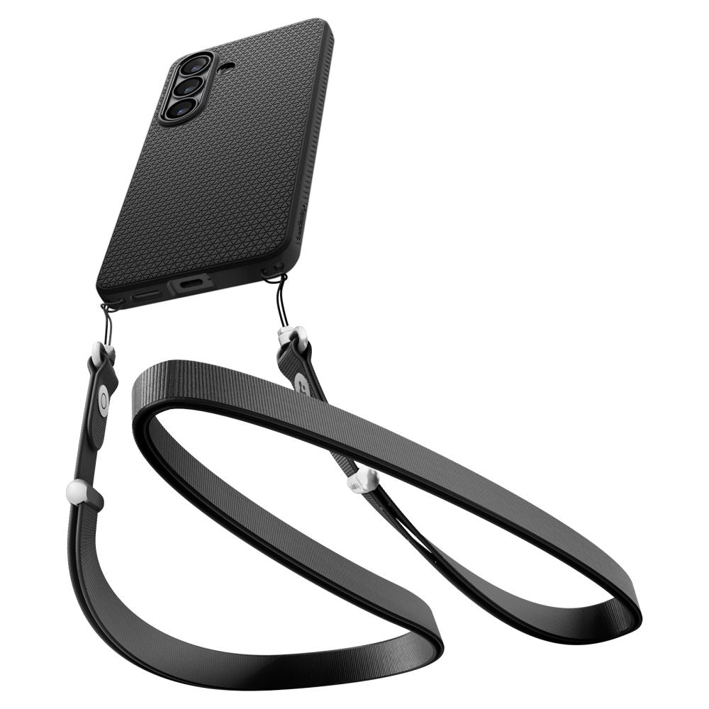 Capa para Samsung Galaxy S26 S942, Spigen, Liquid Air, Preta Fosca ACS10726